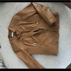 Calvin Klein Faux Leather Jacket